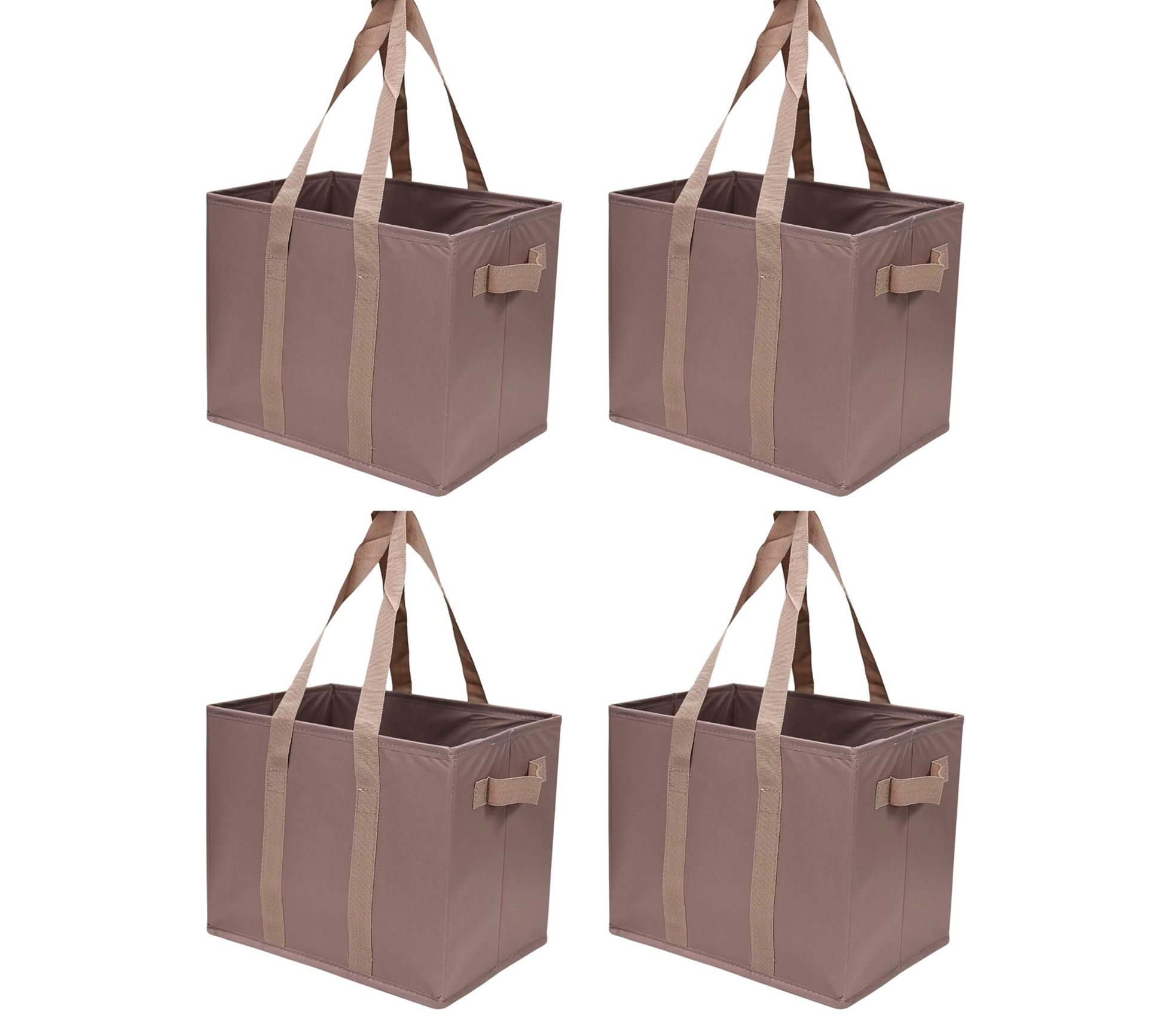 DuraSack Set of (4) 13" Collapsible Storage Totes