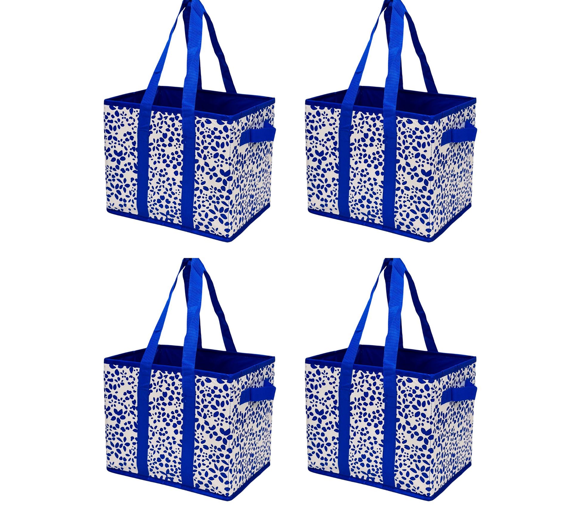 DuraSack Set of (4) 13" Collapsible Storage Totes