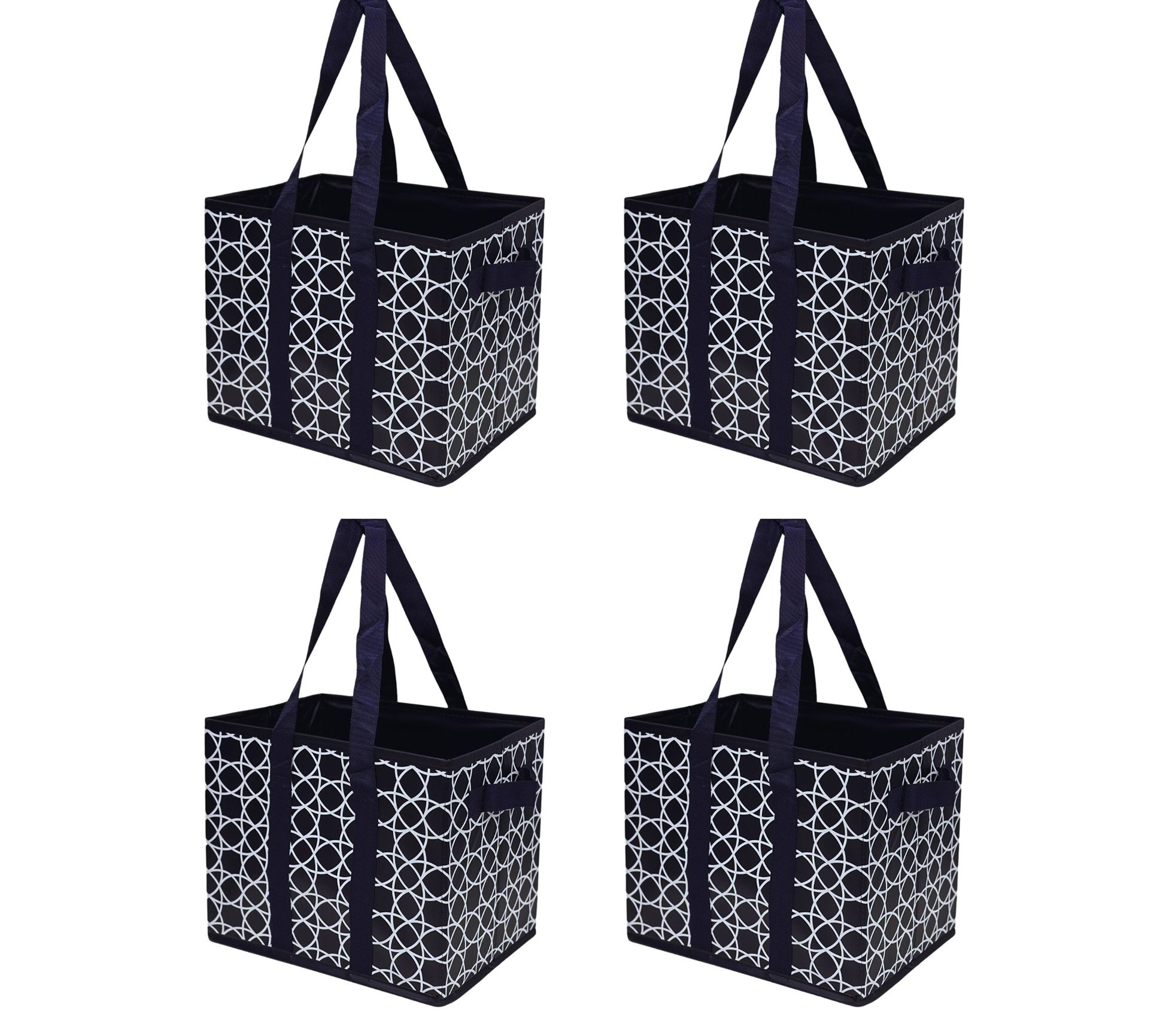 DuraSack Set of (4) 13" Collapsible Storage Totes