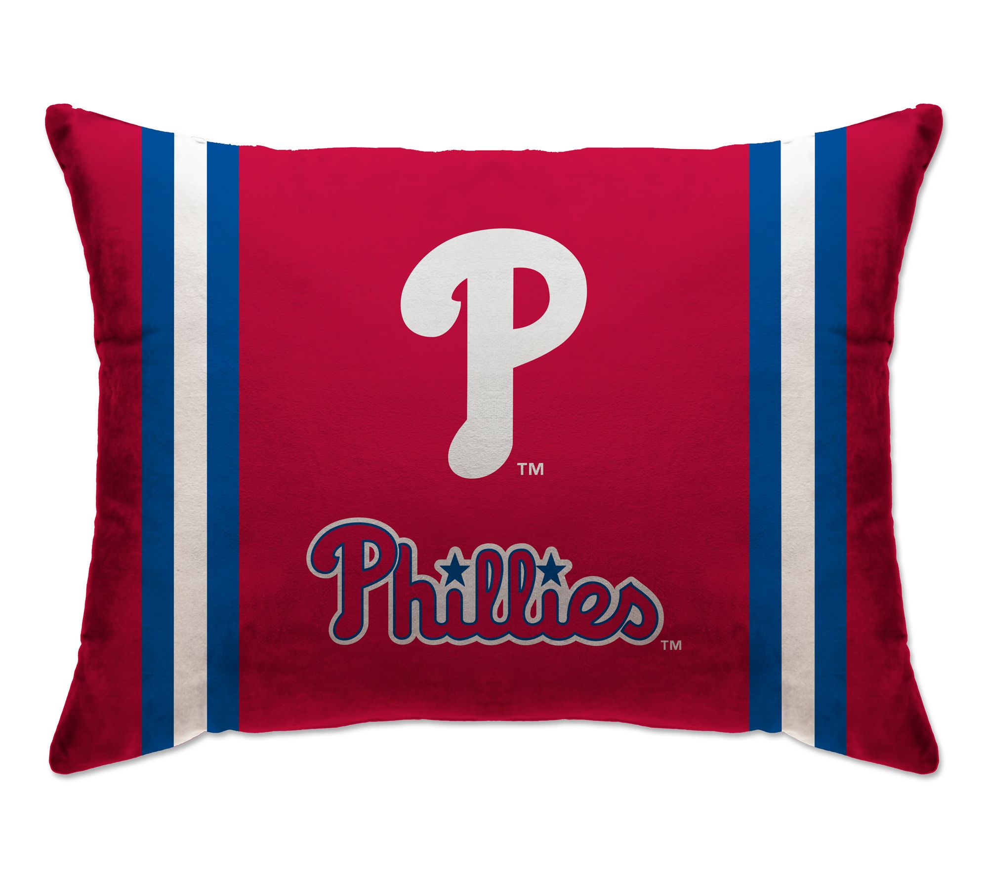 Pegasus Sports MLB Standard Logo Stripe Bed Pillow