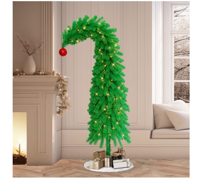 Puleo International 6' Pre-Lit Whimsical Christmas Tree