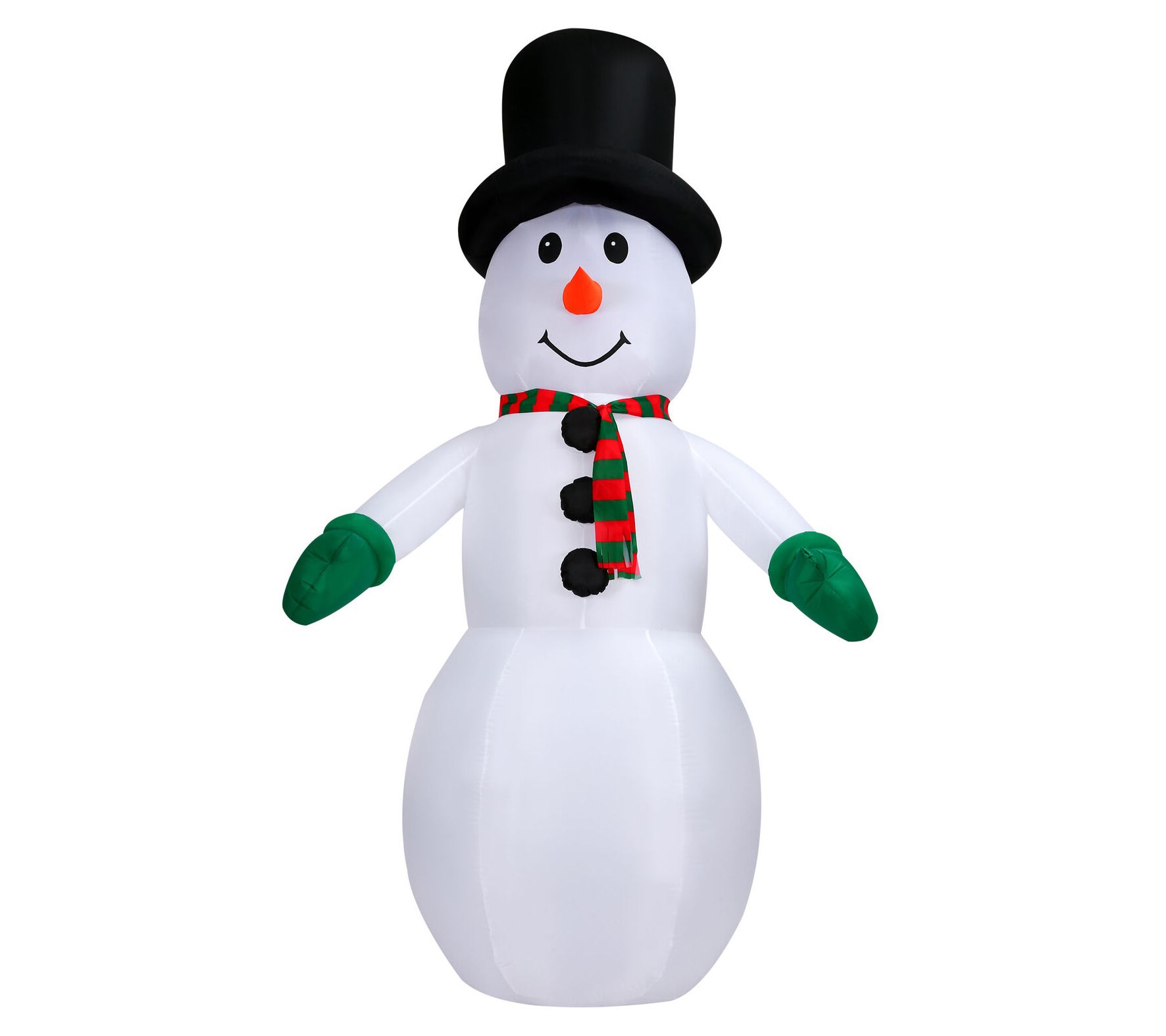 Fraser Hill Farm 10-Ft Pre-Lit Inflatable Snowman