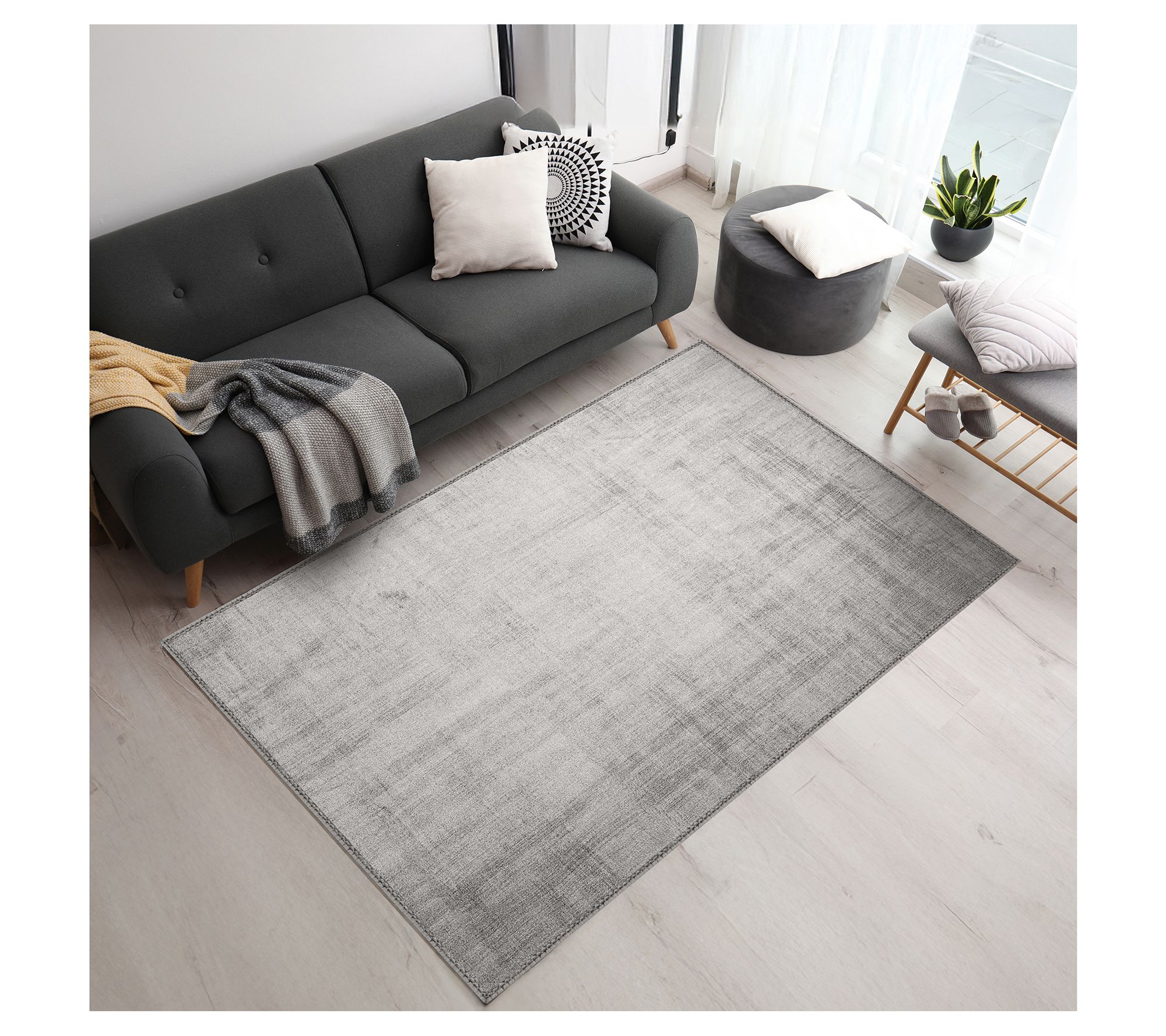 Sorbus 5x7 Area Rug, Machine Washable, Non-Slip, Vintage Rug