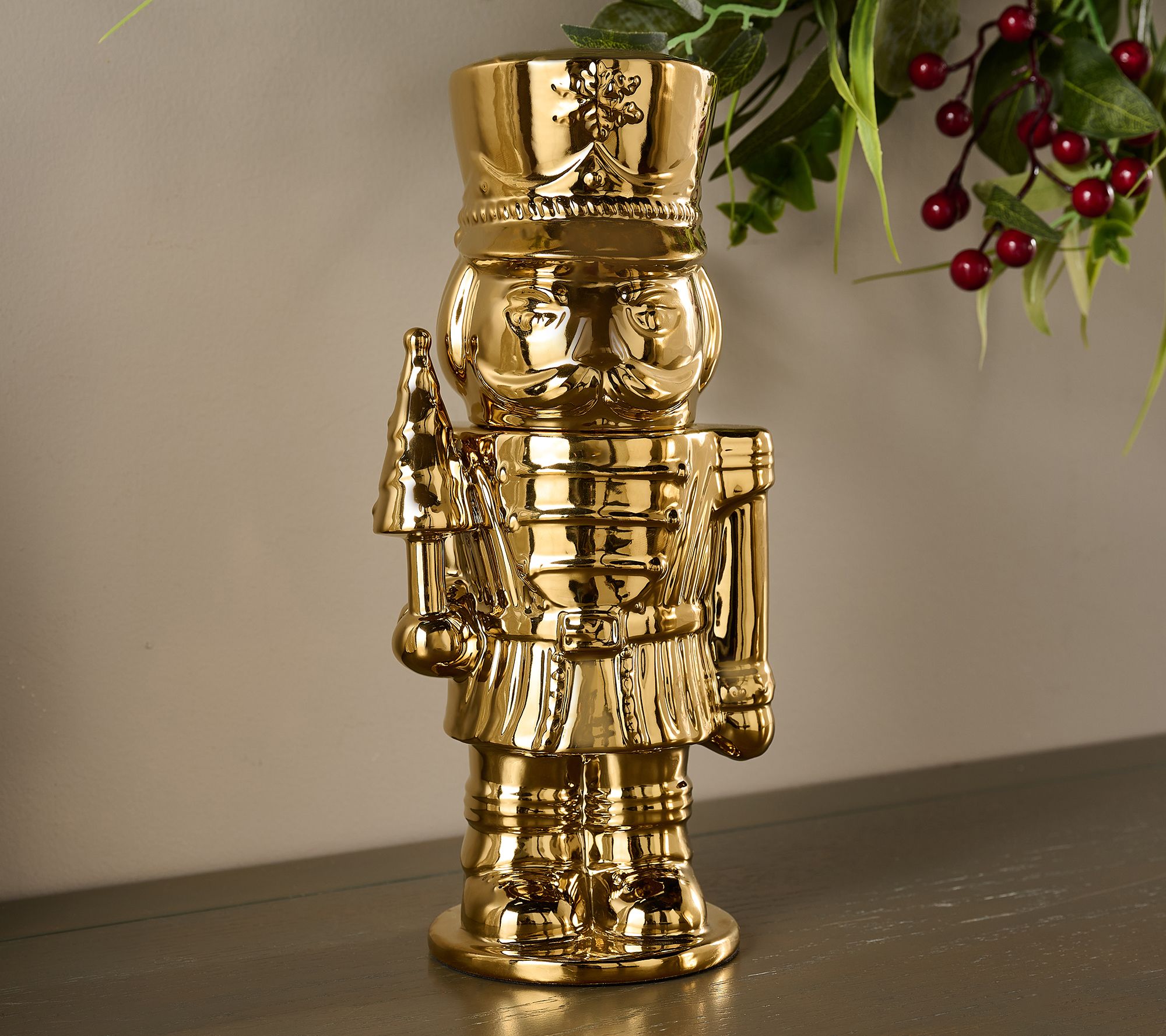 HomeWorx by Slatkin + Co. 6oz Filled Nutcracker Candle