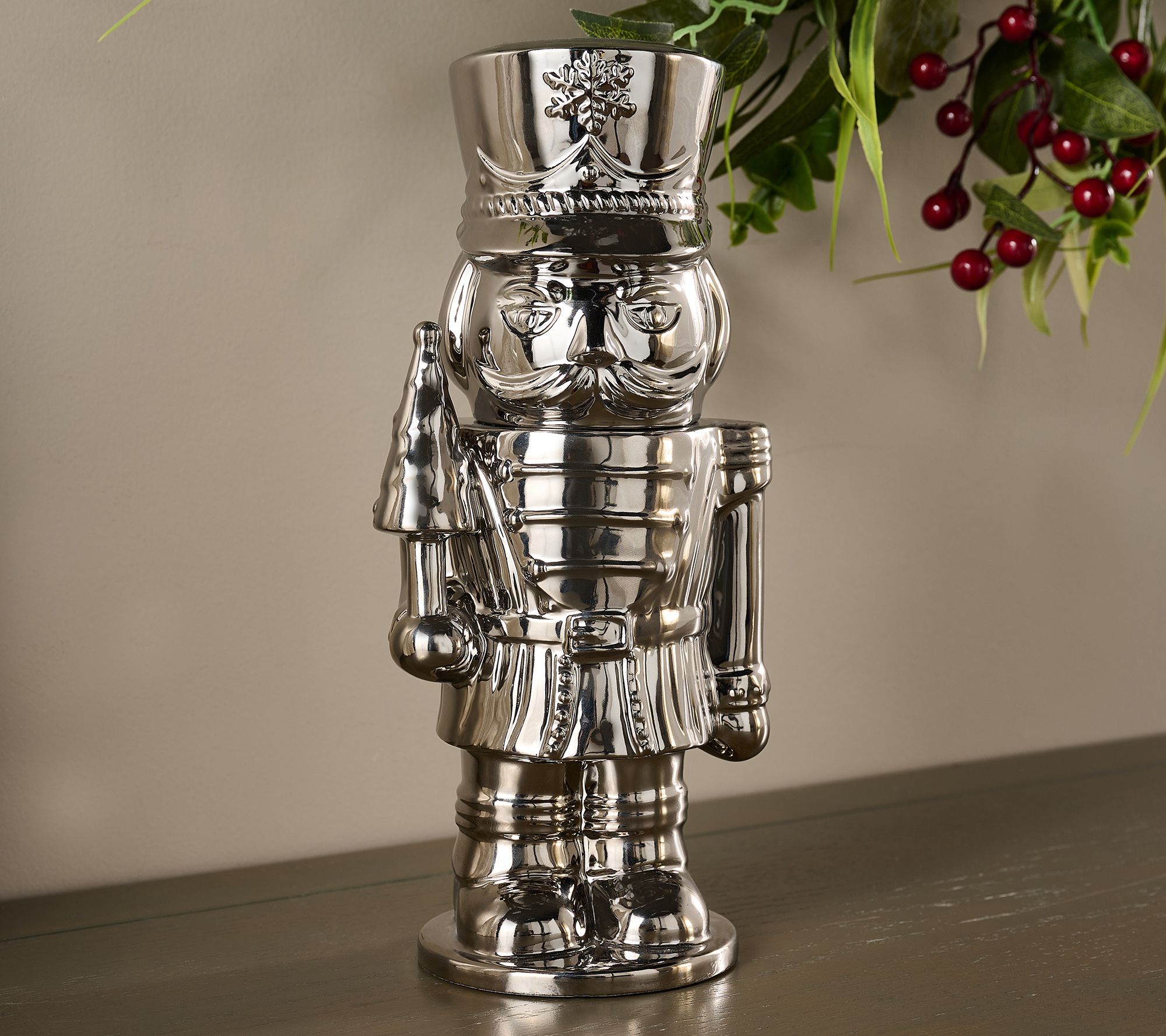 HomeWorx by Slatkin + Co. 6oz Filled Nutcracker Candle