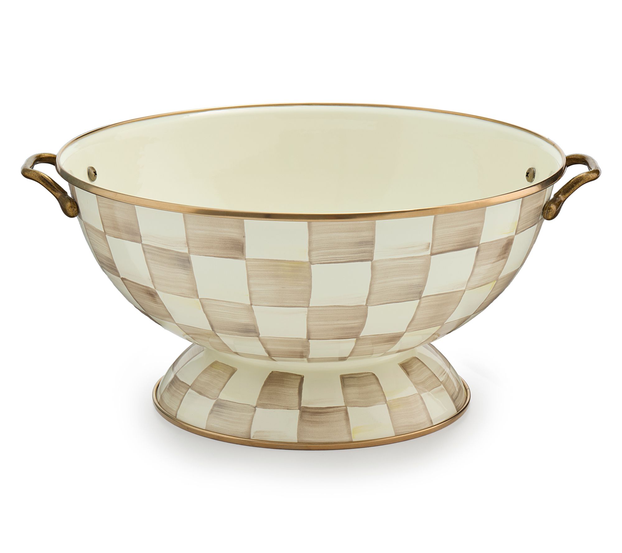 "As Is" MacKenzie- Childs Enamel Everything Bowl