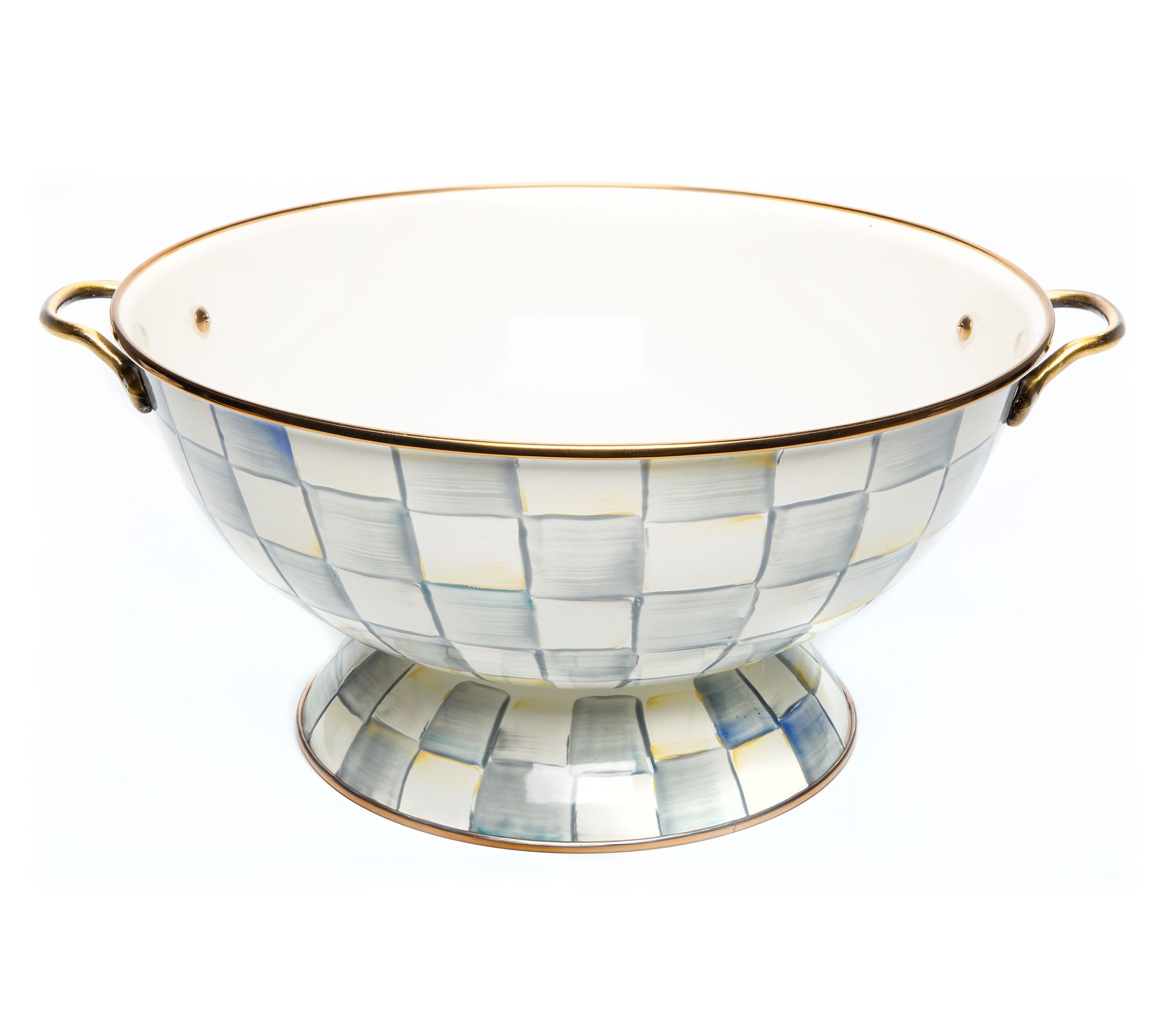 "As Is" MacKenzie- Childs Enamel Everything Bowl