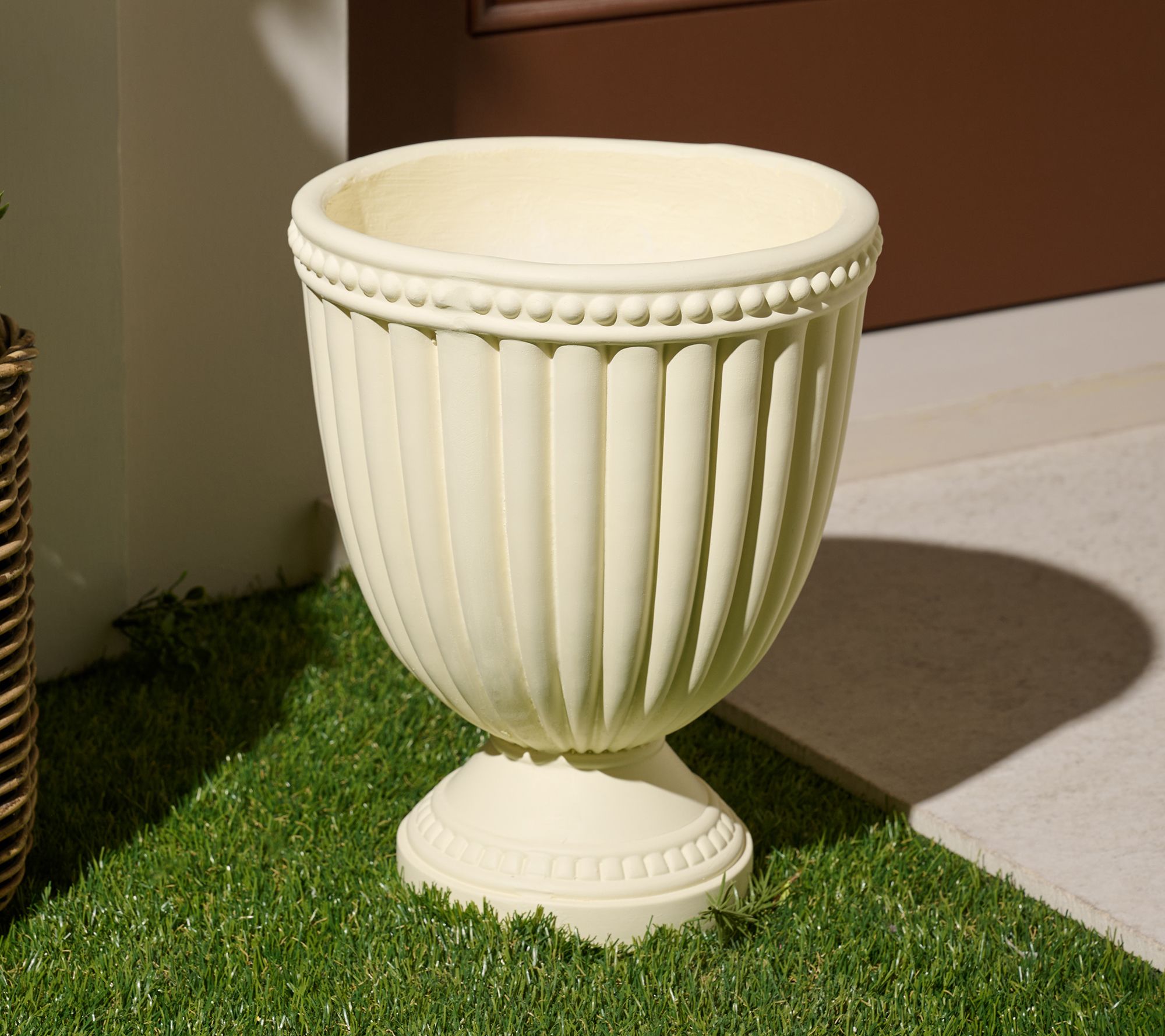 Wicker Park 12" Indoor/Outdoor Small Decorative Urn