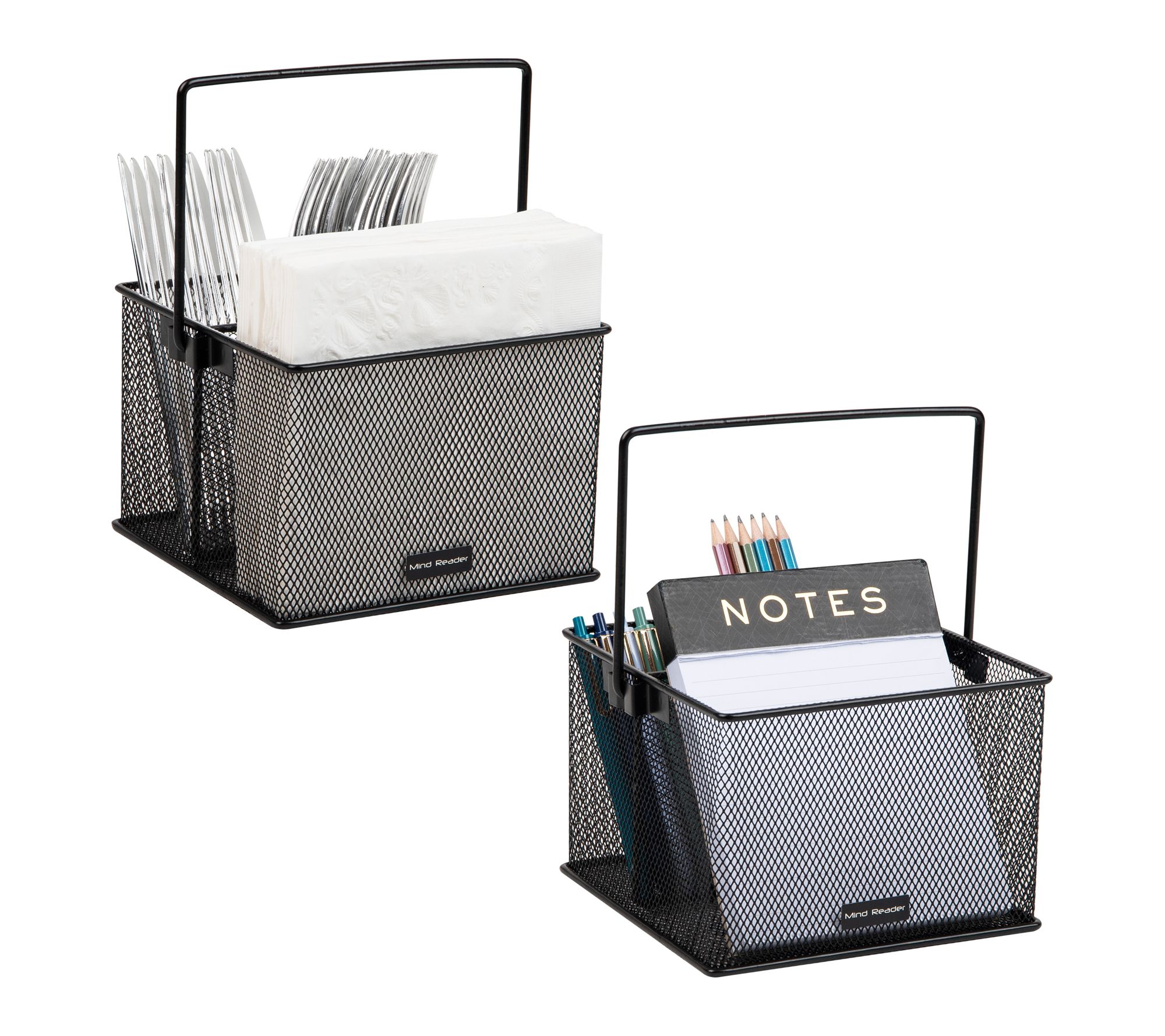 Mind Reader Utensil Holder, Caddy, Set of 2