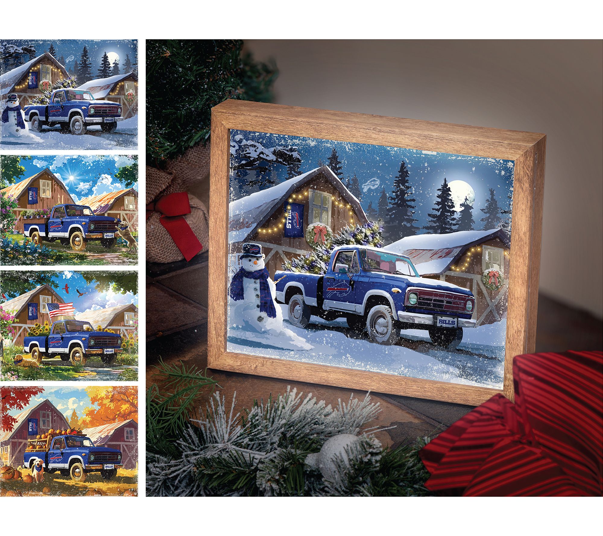 Sporticulture NFL LED Lite Box Four Seasons Art