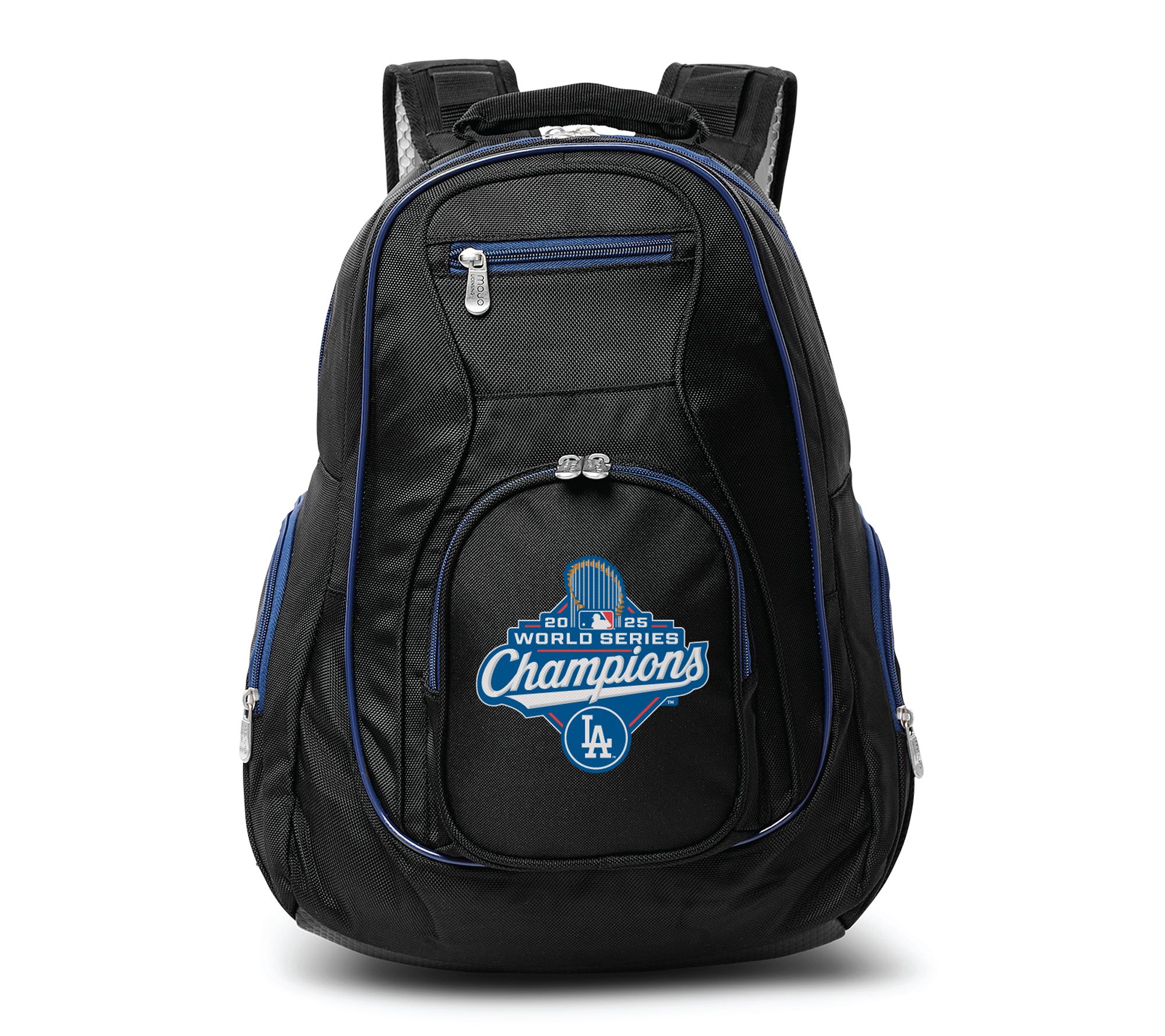 Mojo Licensing MLB World Series LA Dodgers NavyTrim Backpack