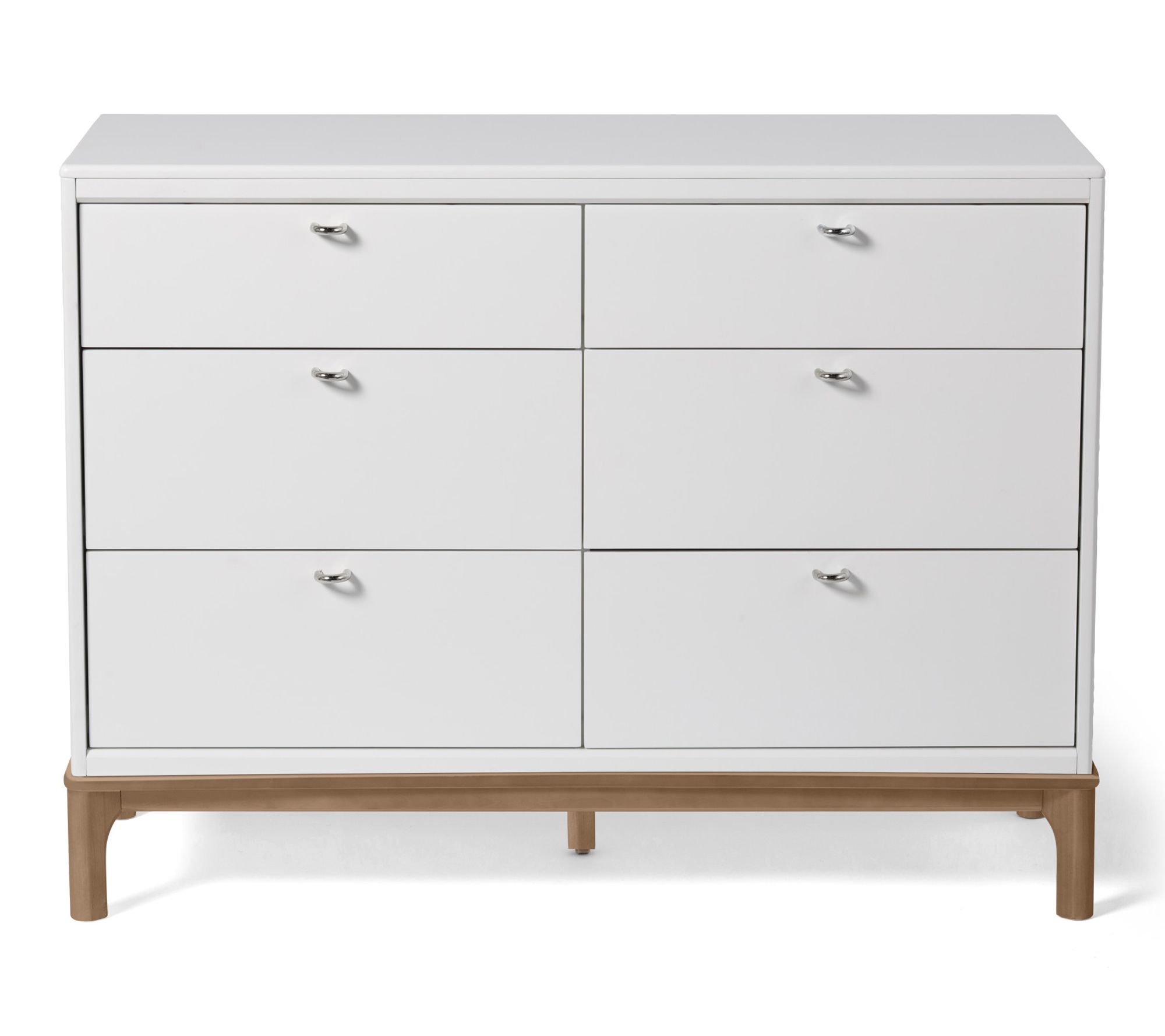 Little Seeds Laurel Double Dresser - White/Acorn