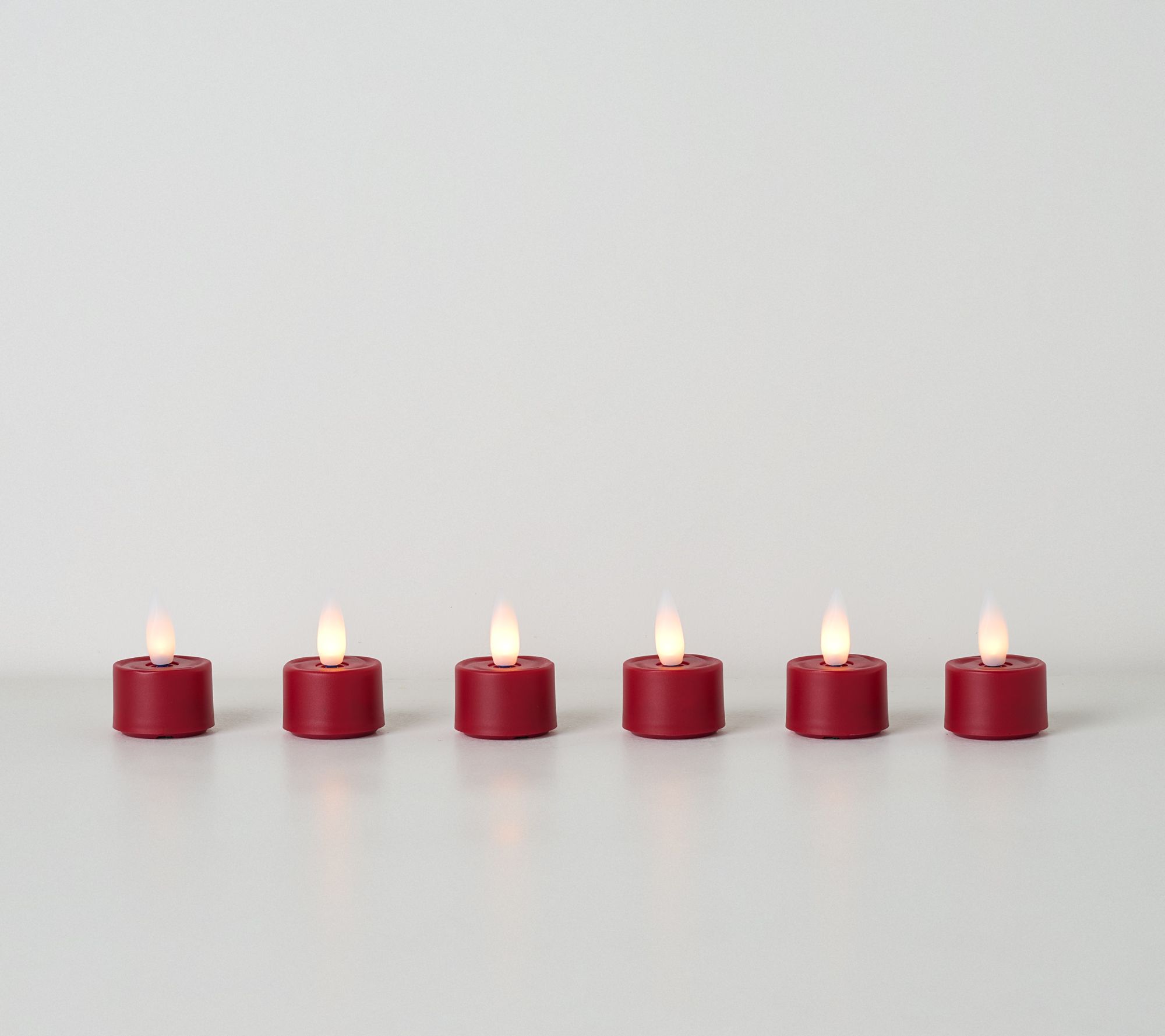 Home Bliss Set of 6 Rechargeable Flameless Tealights