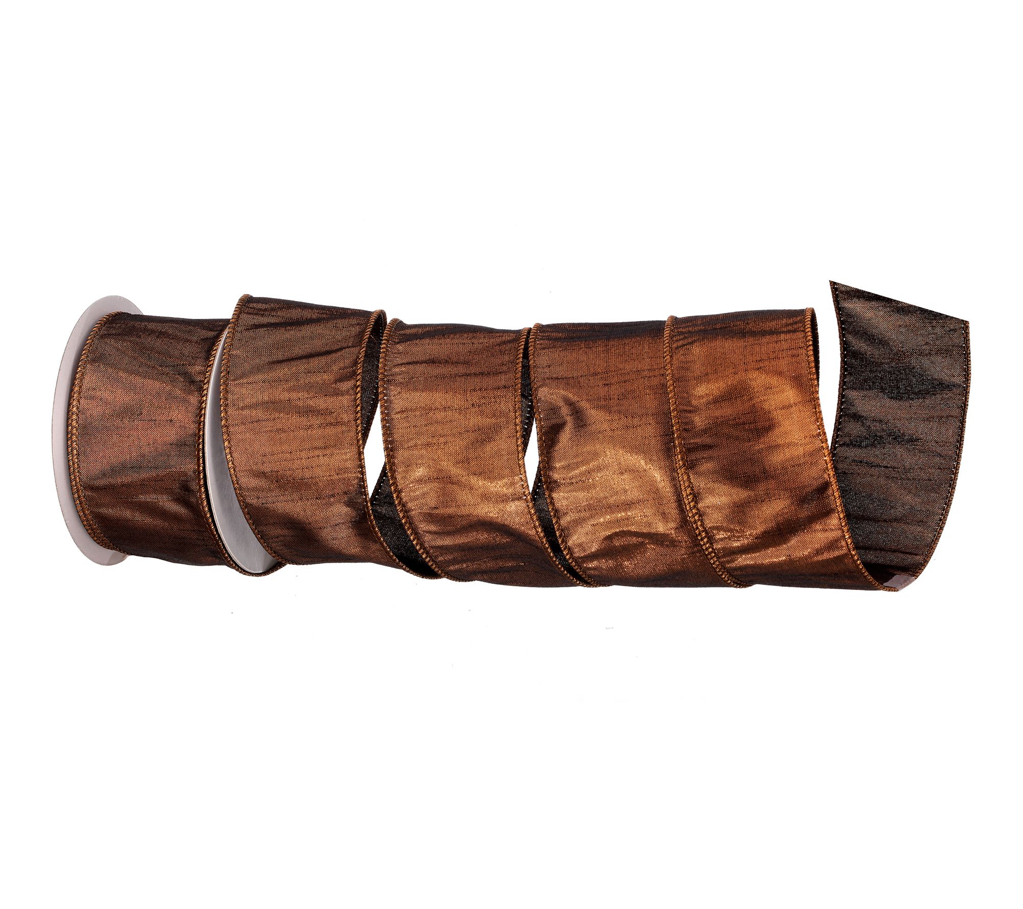 2.5"X10Y Metallic Dupion Ribbon by Valerie
