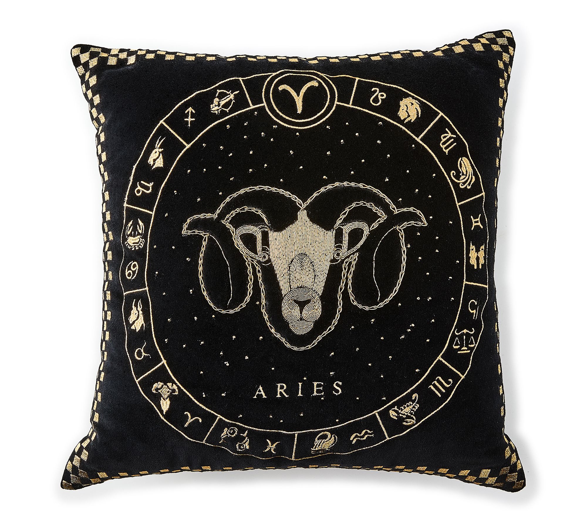 MacKenzie -Childs Zodiac Throw Pillow