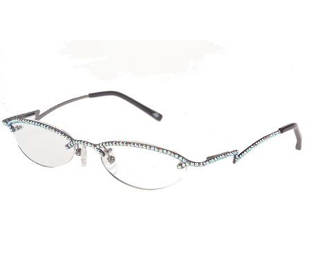 Kirks Folly Lightning Reader Black Eyeglasses - QVC.com