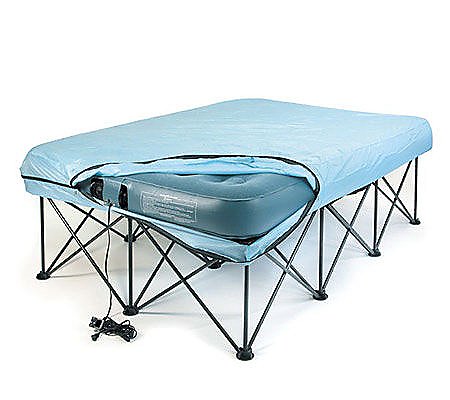 Queen Portable Bed Frame For Air Filled, Can You Put An Air Mattress On A Regular Bed Frame
