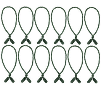 Haute Decor Set of 12 20" Decorative Twist Ties with Hidden Wire