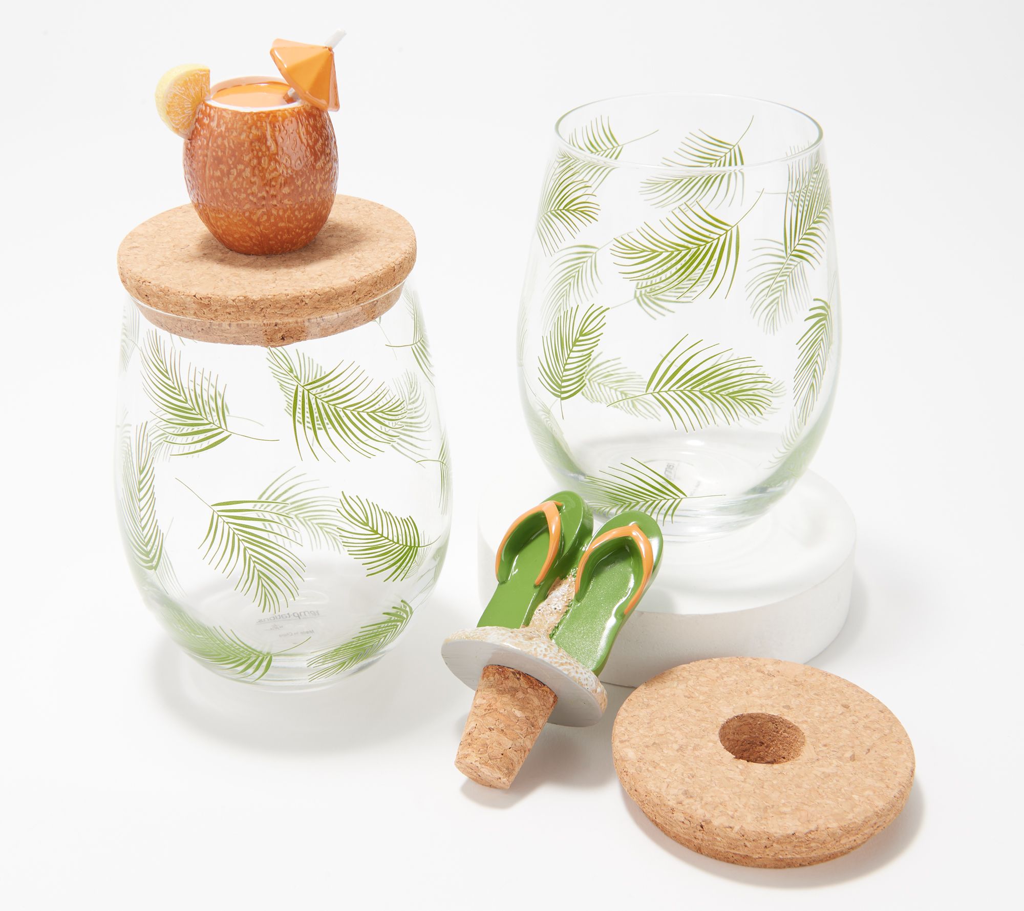 Palm Martini Glass by Godinger