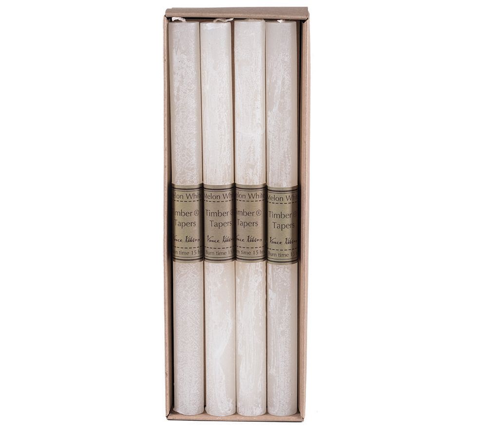 (12) 12" Wax Taper Candles by The Whitehurst Co .