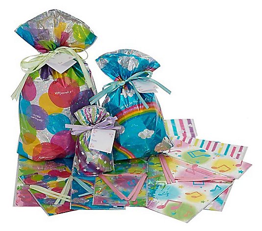 Kringle Express Set of 10 Holiday Gift Wrap Straps 