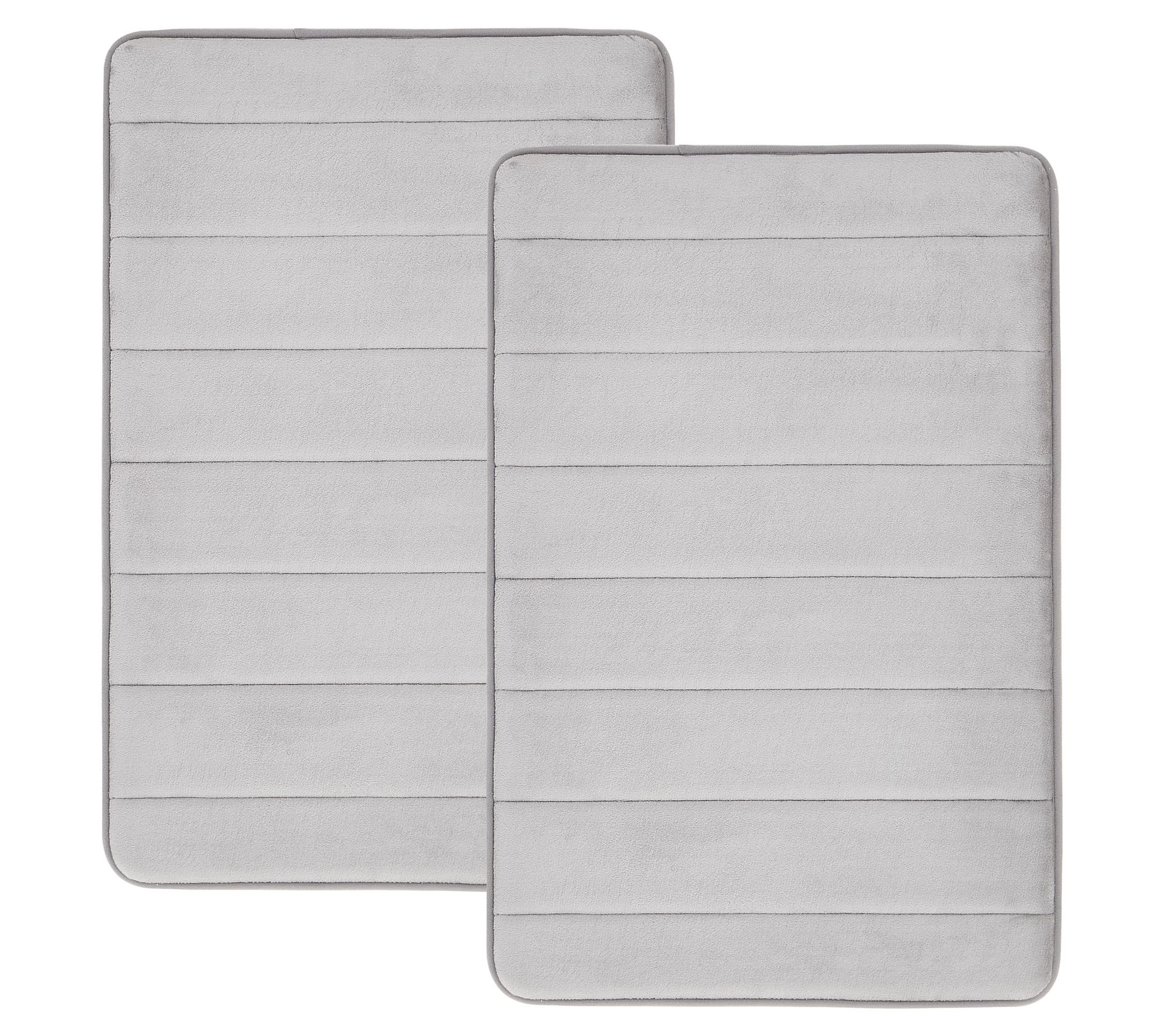 Truly Soft Solid Memory Foam Set of 2 (20x32) Bath Rug