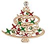 S/4 Star Christmas Tree Napkin Rings by Valerie, 1 of 2
