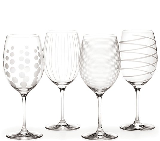 Mikasa Set of 4 Red Wine Glasses - Cheers Collection