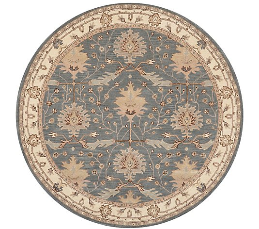 India House Blue 8 Round Area Rug, Qvc Indoor Outdoor Round Rugs