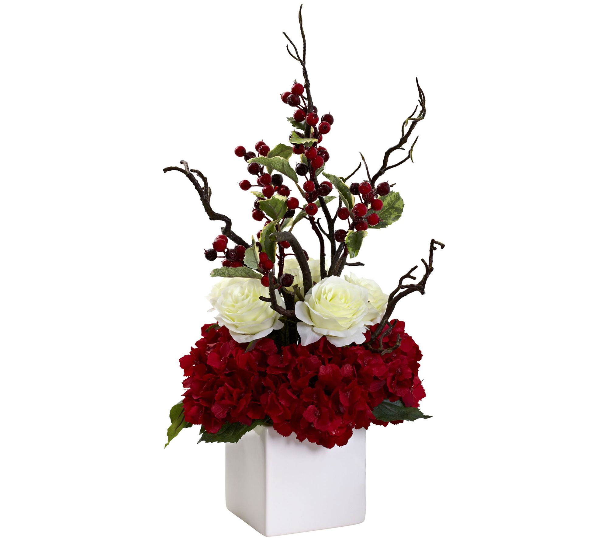 Holiday Cheers Arrangement with Vase by Nearly ural