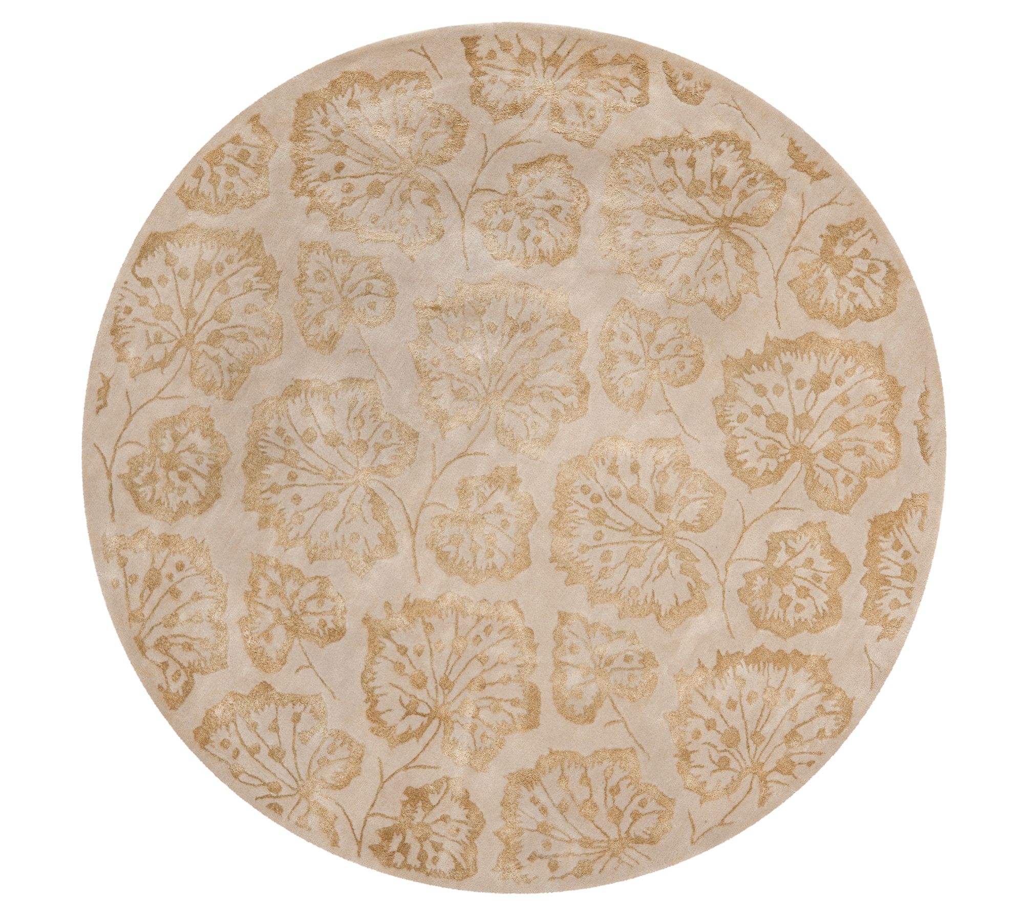 Martha Stewart Geranium Leaf 6' x 6' Round Rug
