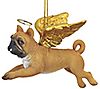Design Toscano Holiday Angel Pug Dog Ornament, 1 of 2