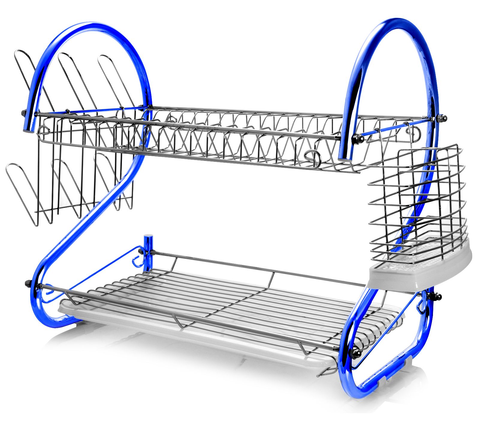 MegaChef 16" Two-Shelf Dish Rack
