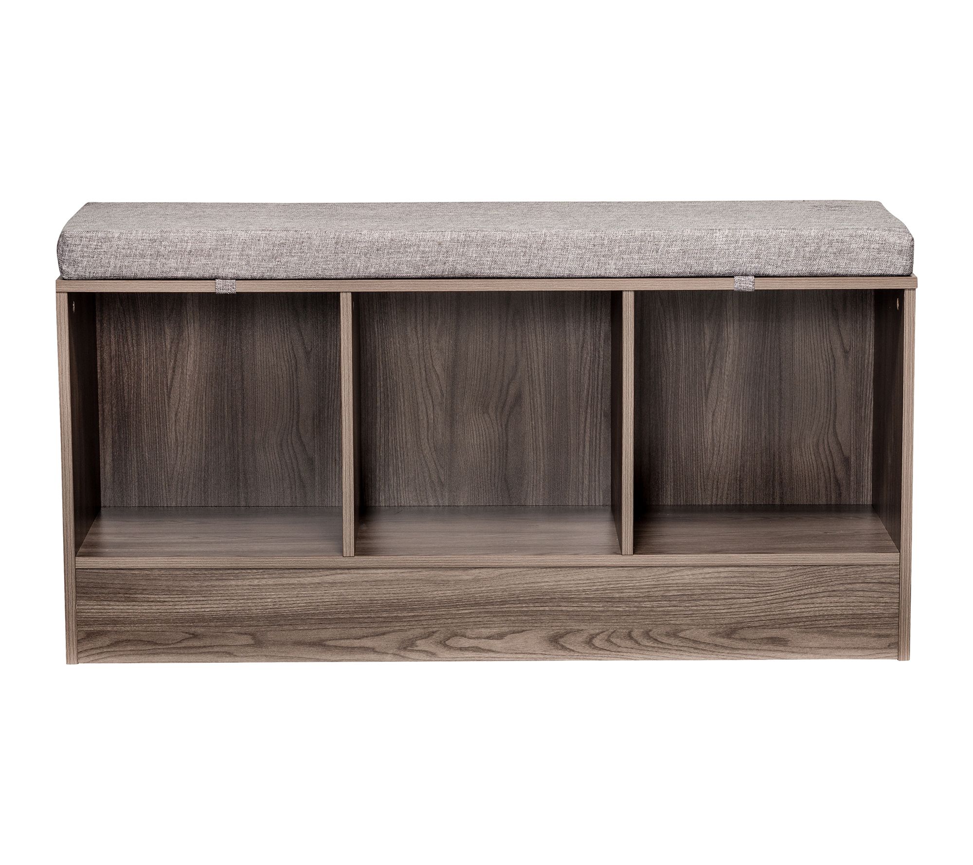 HoneyCanDo Entryway Bench with Storage Shelves