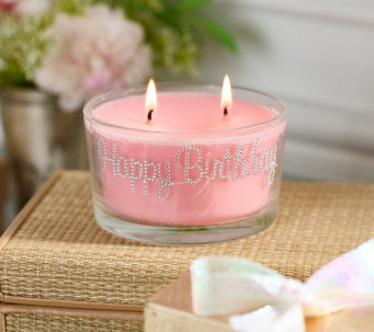 Primal Elements Happy Birthday Wish Candle