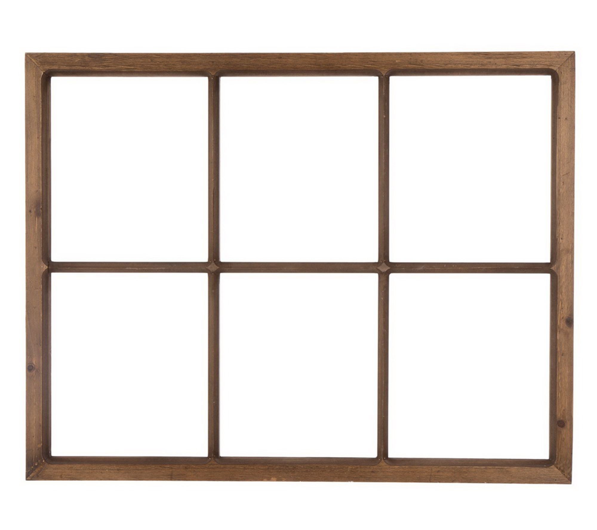 Glitzhome Horizontal or Vertical Wooden WindowFrame Decor - QVC.com