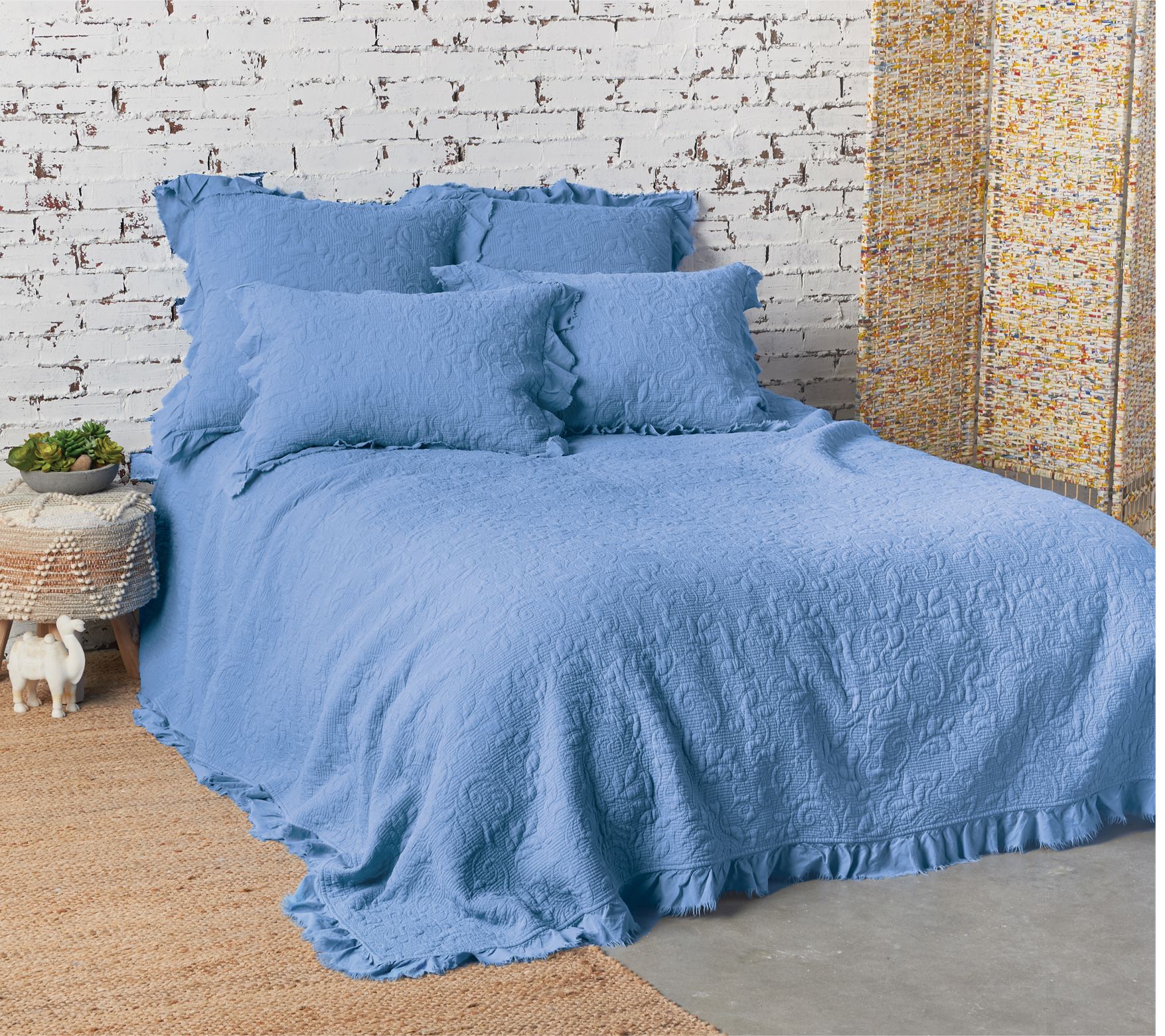 Carol & Frank Dabney Santorini Queen Quilt