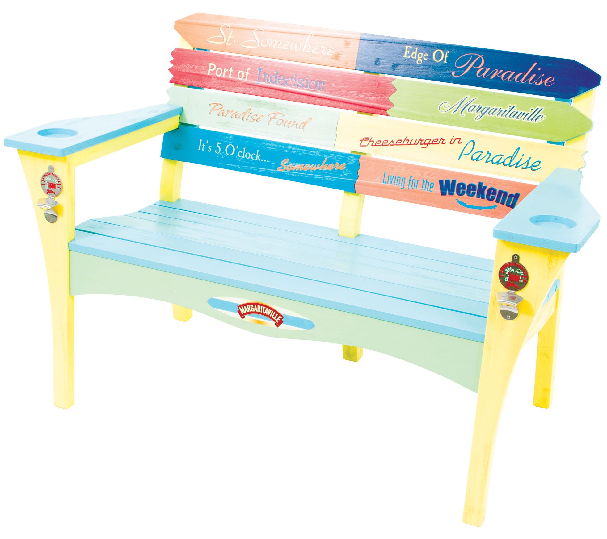 Margaritaville Garden Bench Southern Most Point