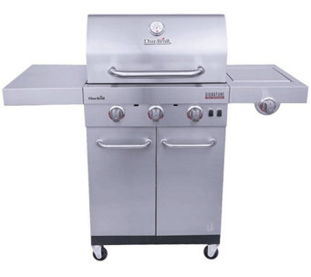 La Rosticceria RevoAce 4-Burner Gas Grill with Side Burner Pewter Bundle with Cuisinart Dual Grip Barbecue Grill Brush and Scraper 