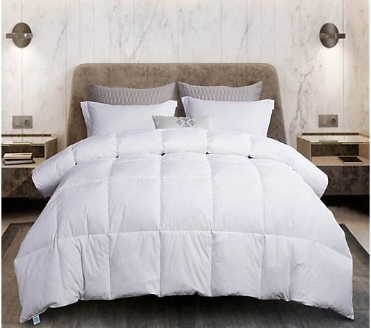 Martha Stewart White Goose Feather and Down Comforter KG