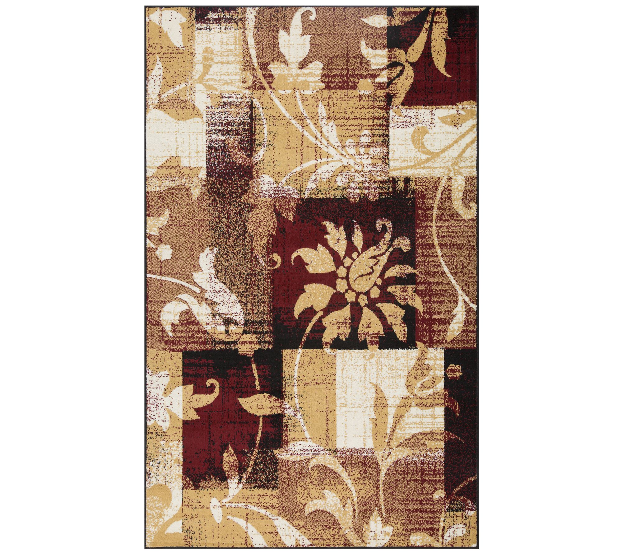 Superior Floral Patchwork Contemporary Area Rug8x10