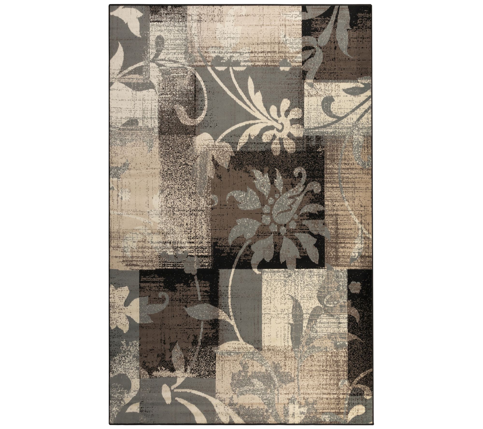 Superior Floral Patchwork Contemporary Area Rug8x10