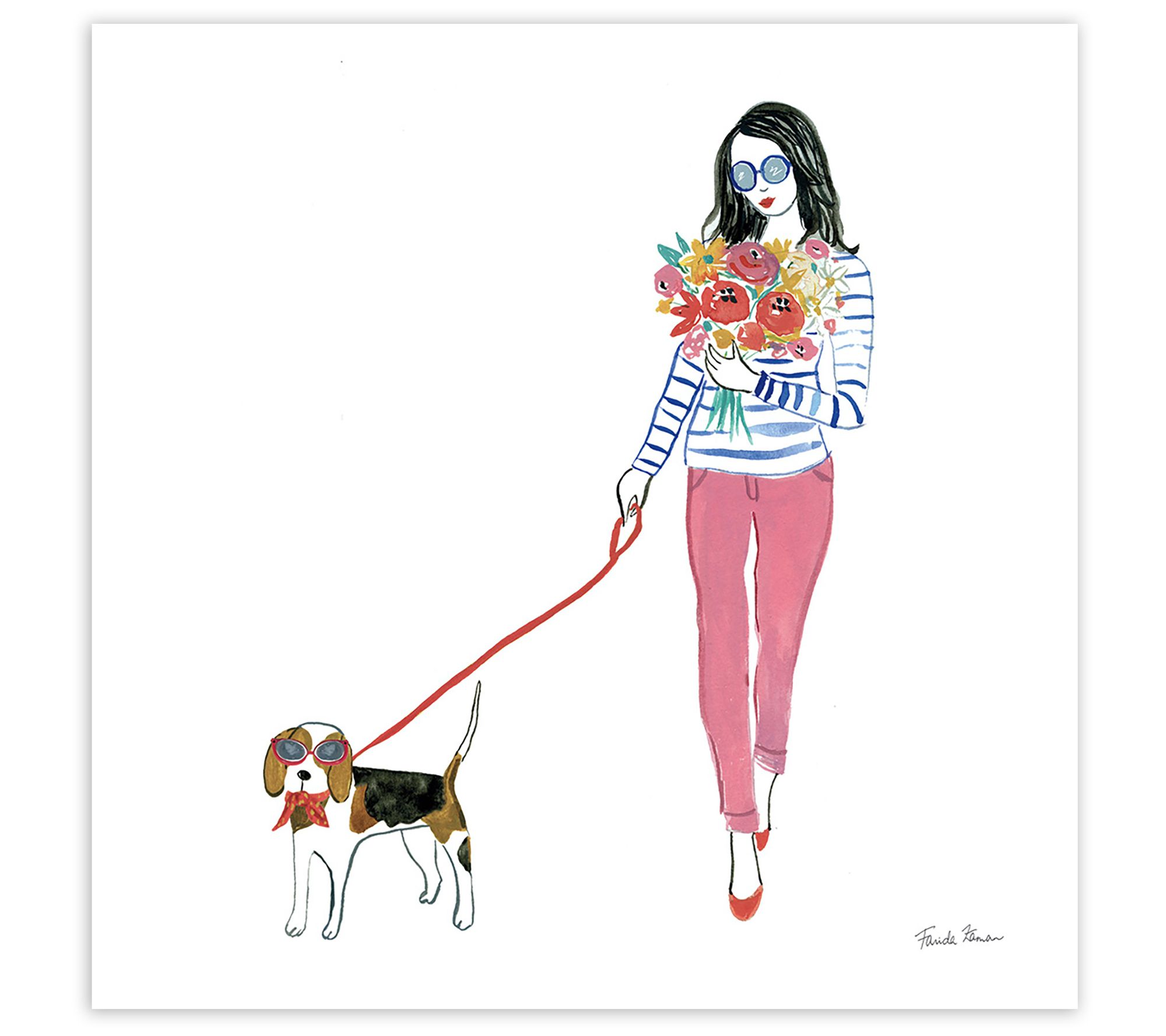 Courtside Market Fun Times I 16X16 Canvas WallArt