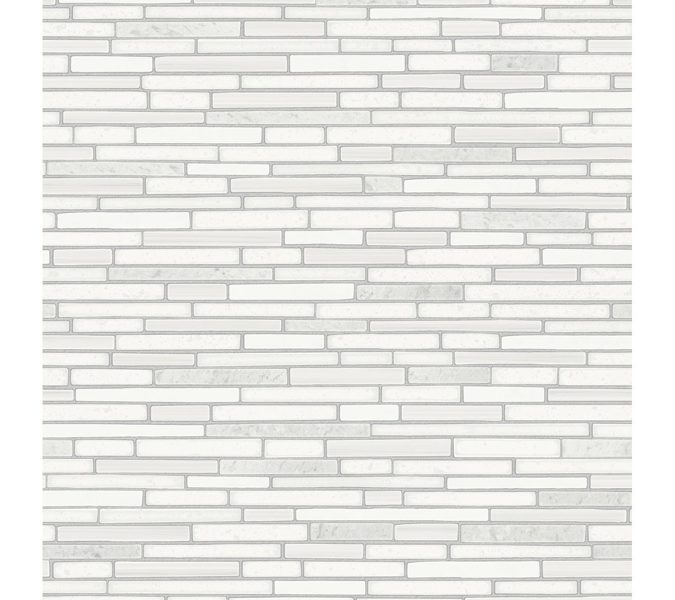 NextWall Faux Mosaic Strip Tile Peel and StickWallpaper Roll