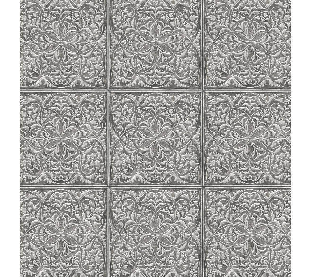 NextWall Faux Embossed Tile Peel and Stick Wallpaper Roll