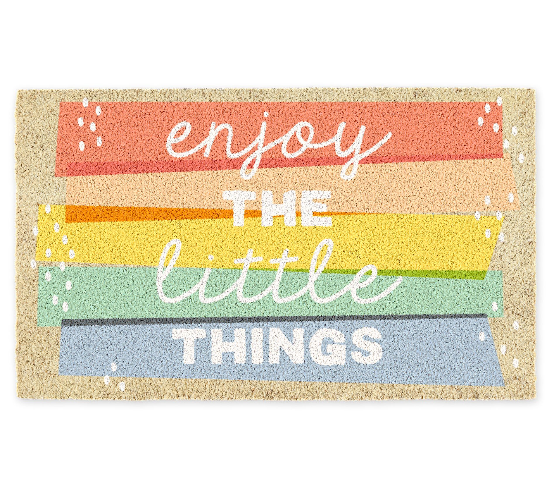 Design Imports Enjoy the Little Things 17" x 29 " Doormat