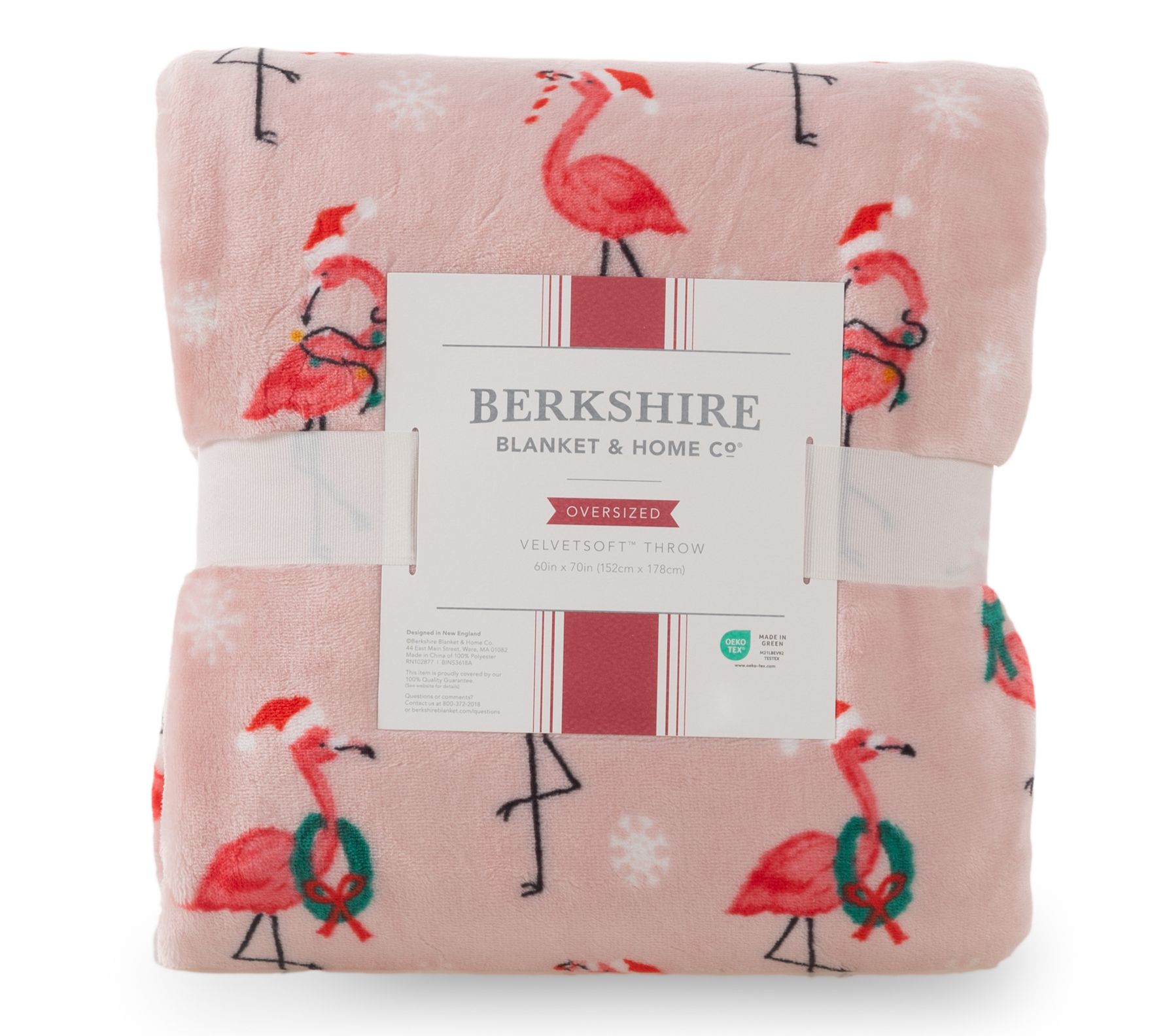 Berkshire Velvetsoft Beach Christmas 60x70 Throw - QVC.com