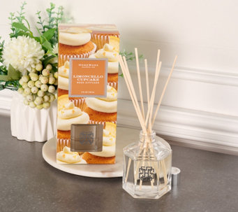 HomeWorx by Slatkin & Co. S/2 Limoncello Cupcake Reed Diffusers