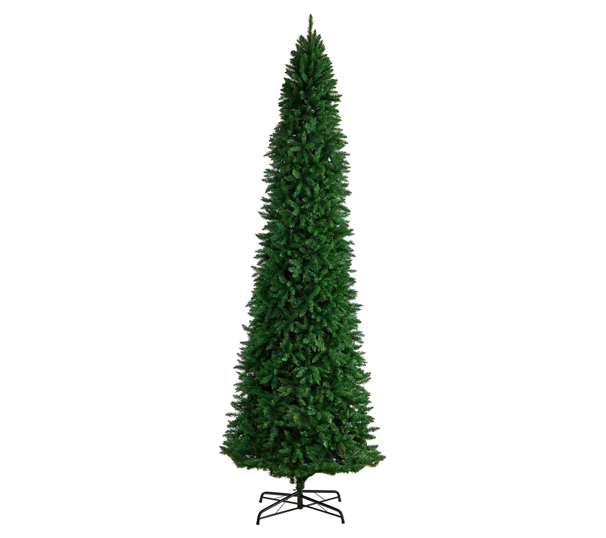 Nearly Natural 12' Slim Pine Artificial Christmas Tree