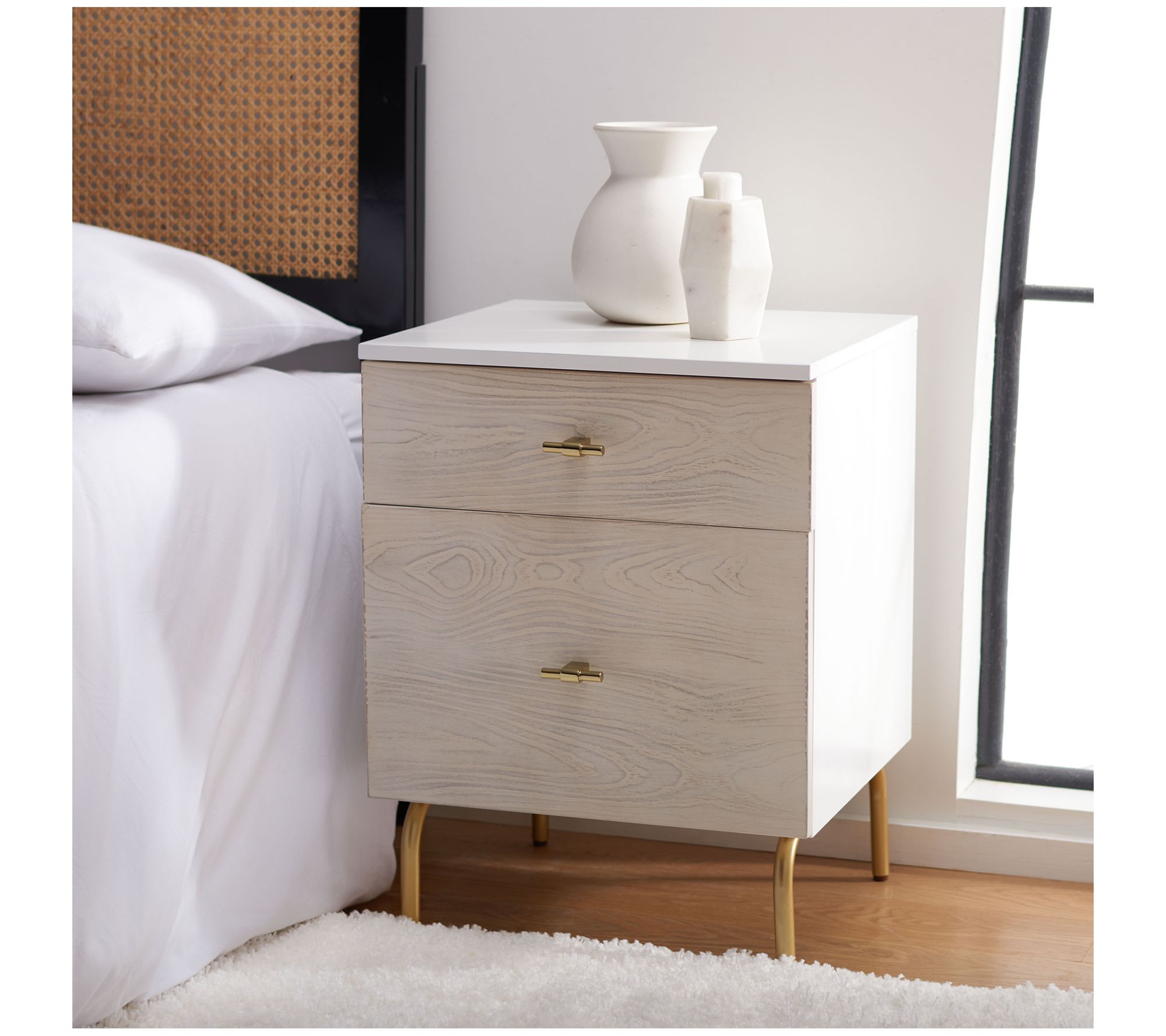 Safavieh Genevieve 2Drawer Nightstand